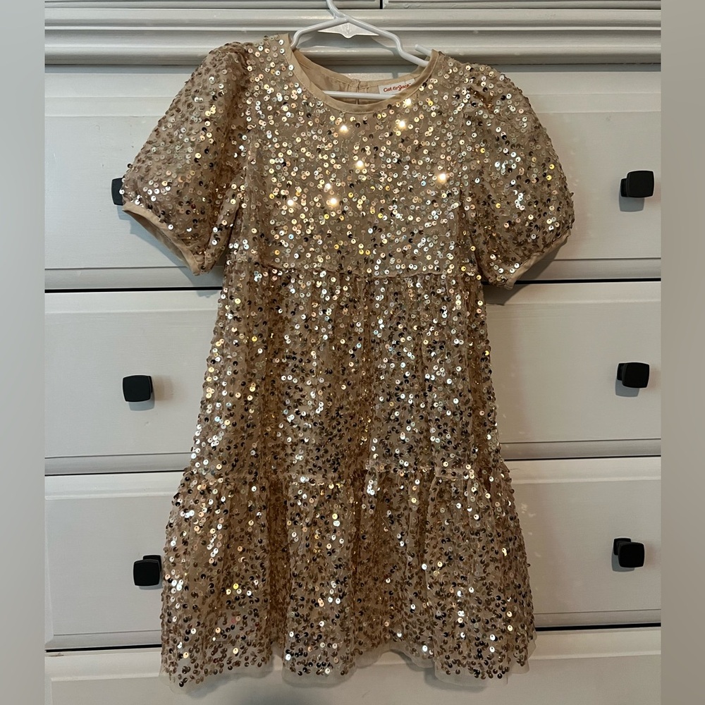 Girls Cat and Jack party dress - size S (6/6x)